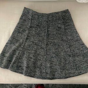LOFT Tweed skater skirt